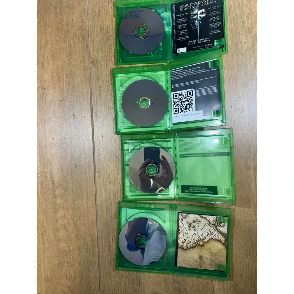 Xbox One Game Lot Skyrim Special Edition Prey Destiny 2 Titanfall Bundle